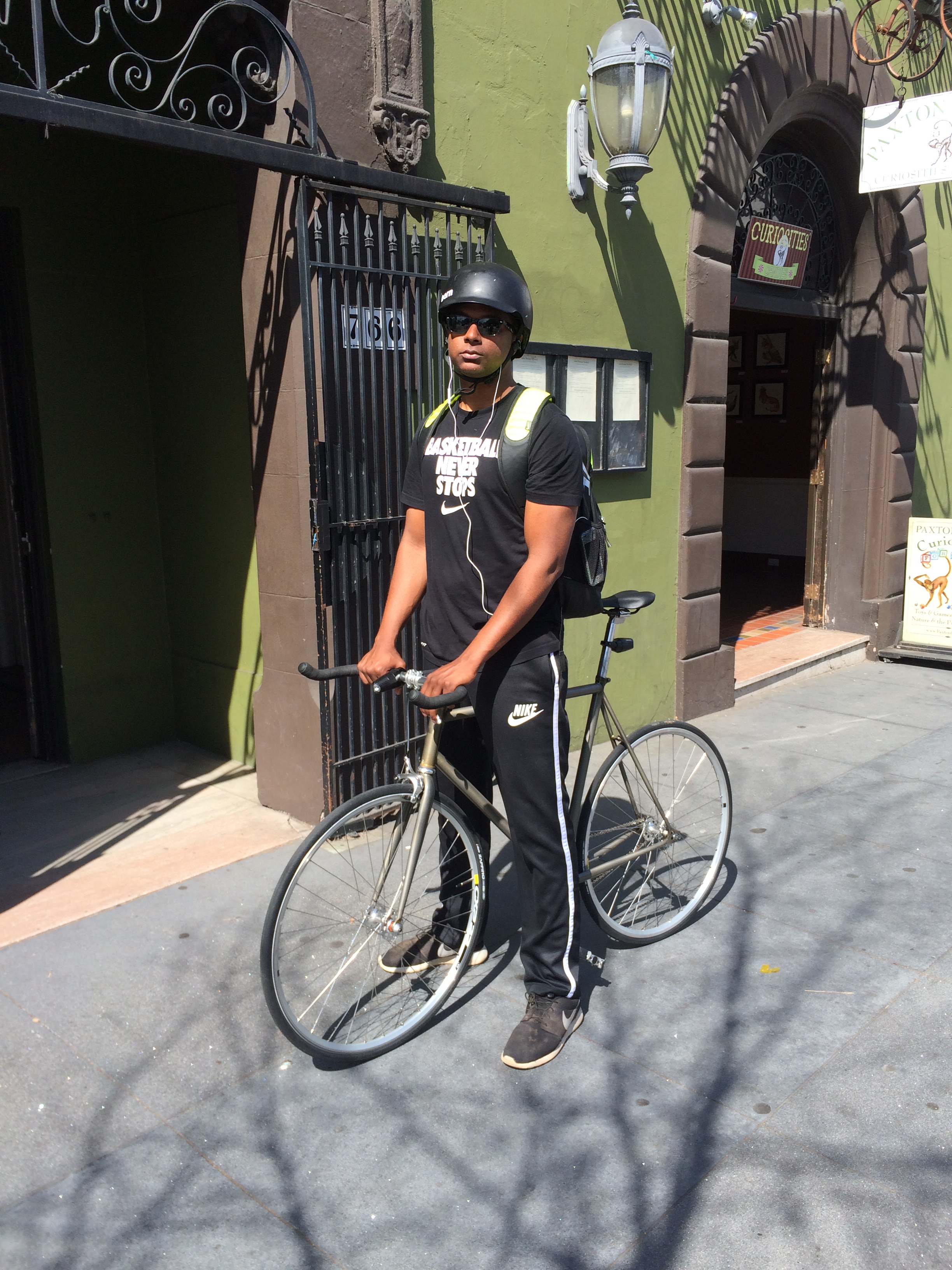 Robert with his Mission Bicycle